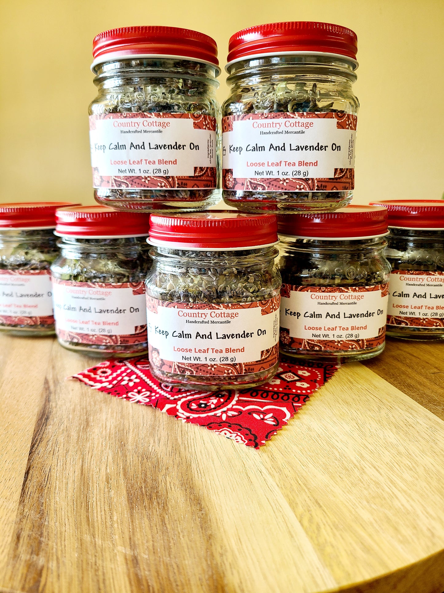 Keep Calm And Lavender On (Lavender White Loose Leaf Tea Blend)