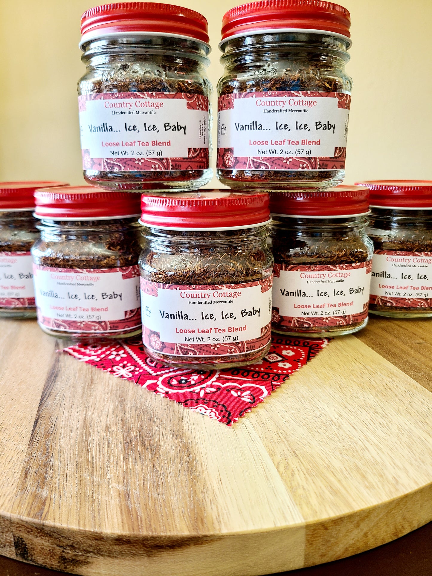 Vanilla... Ice, Ice, Baby (Vanilla Herbal Loose Leaf Tea Blend)