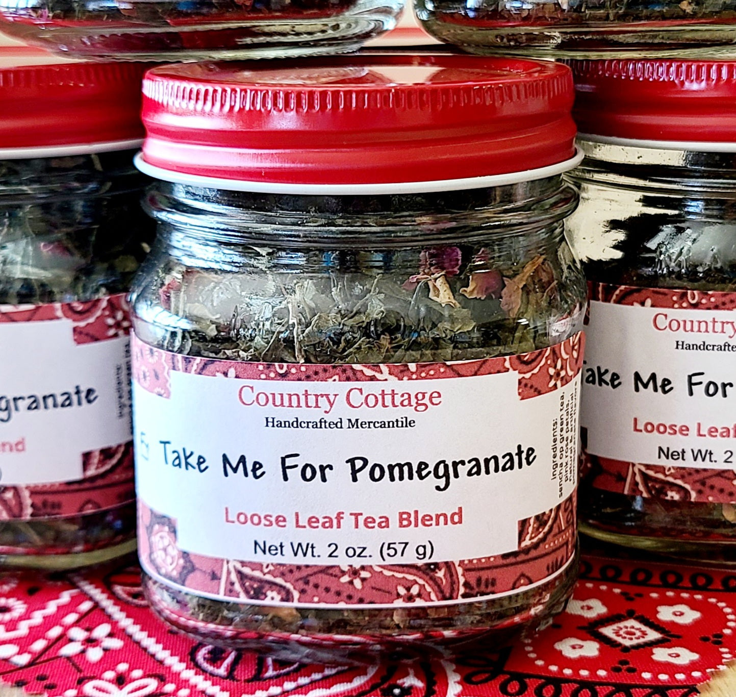 Take Me For Pomegranate (Pomegranate Green Loose Leaf Tea Blend)
