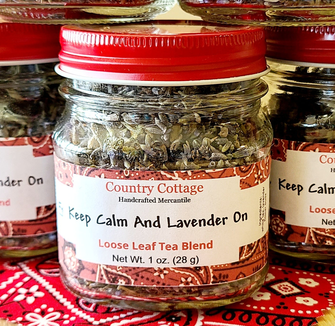 Keep Calm And Lavender On (Lavender White Loose Leaf Tea Blend)