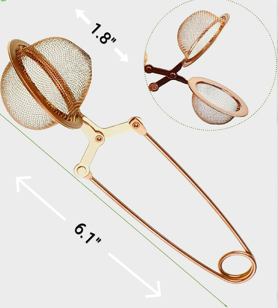 Loose Leaf Tea Infuser (rose gold)