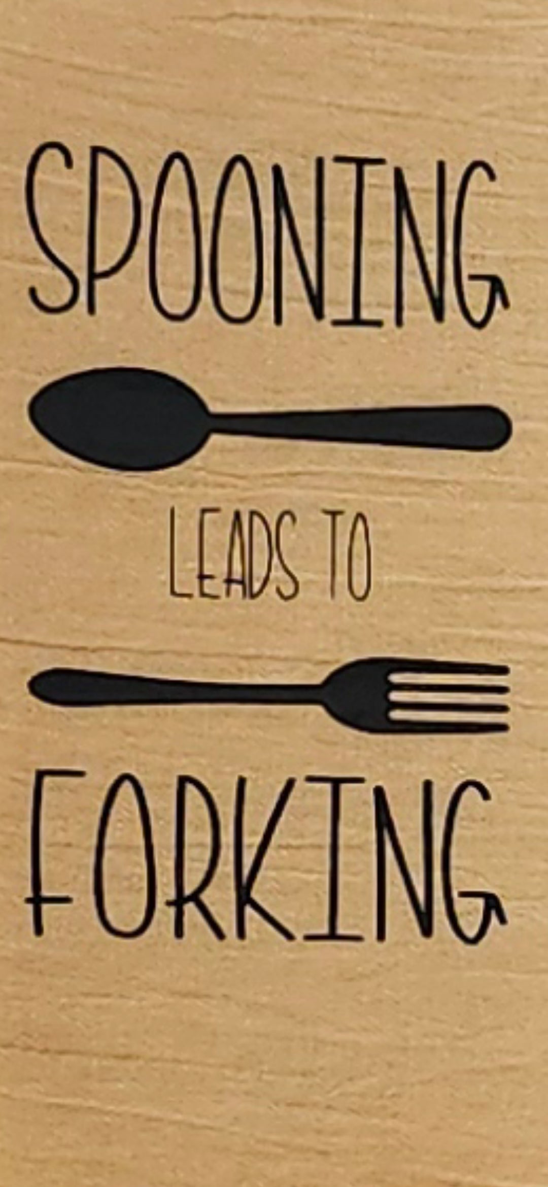 Tea Towel (Spooning Leads to Forking)
