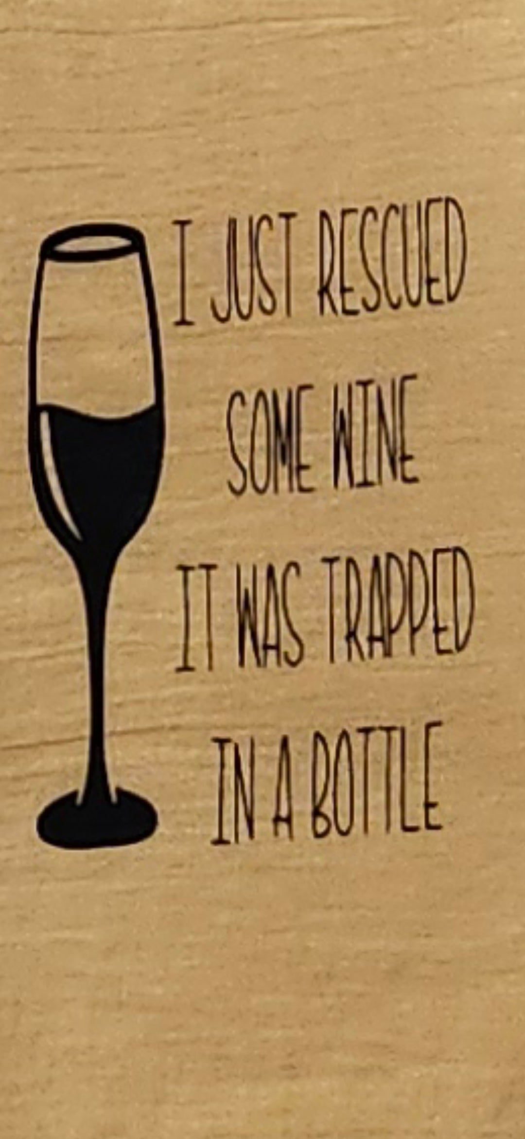 Tea Towel (I just rescued some wine)