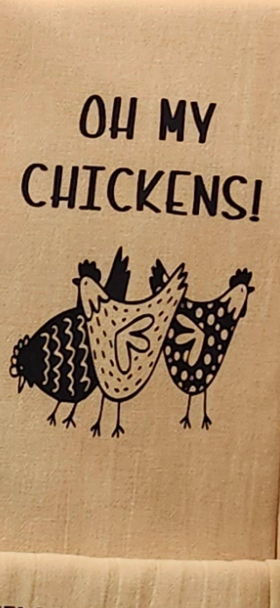 Tea Towel (Oh My Chickens!)