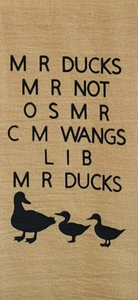Tea Towel (M R Ducks)