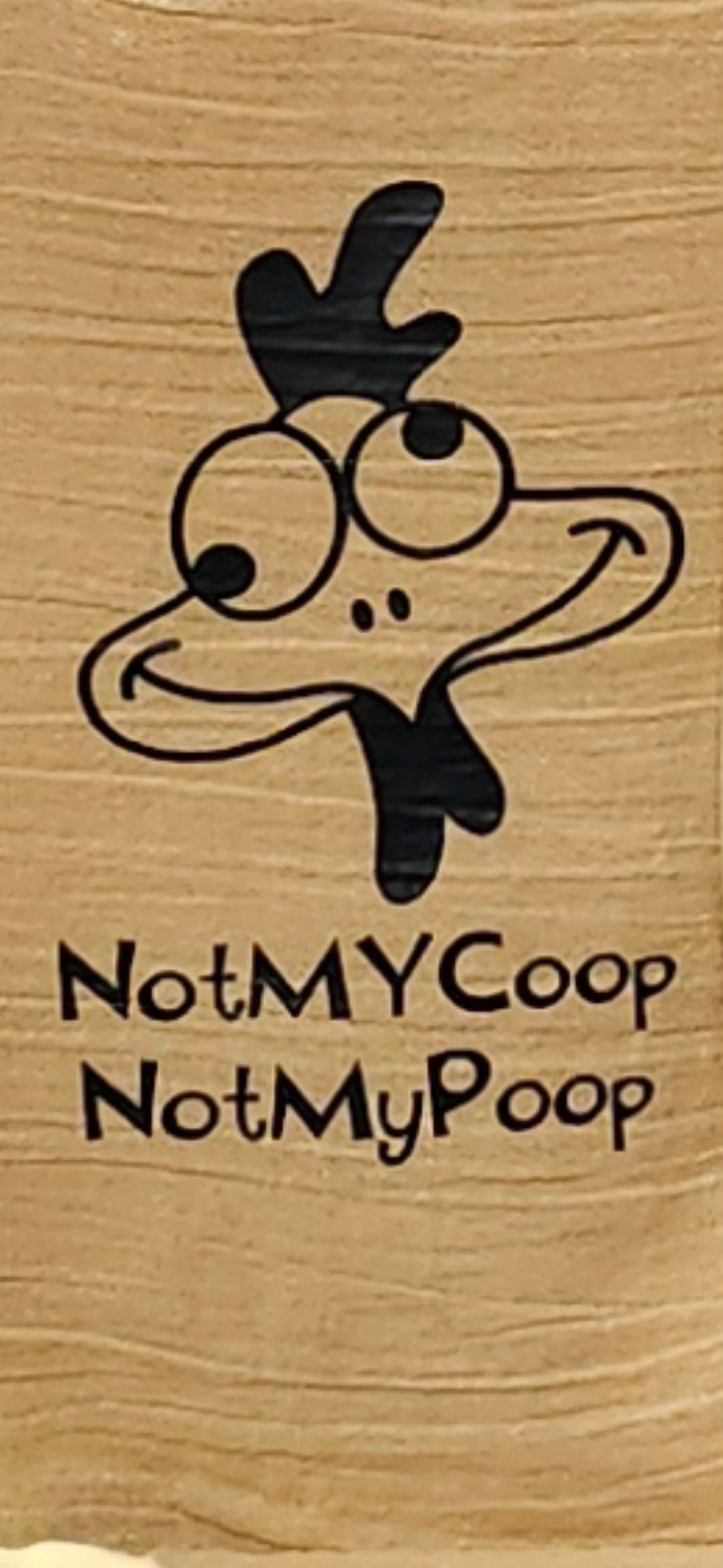 Tea Towel (Not My Coop, Not My Poop)