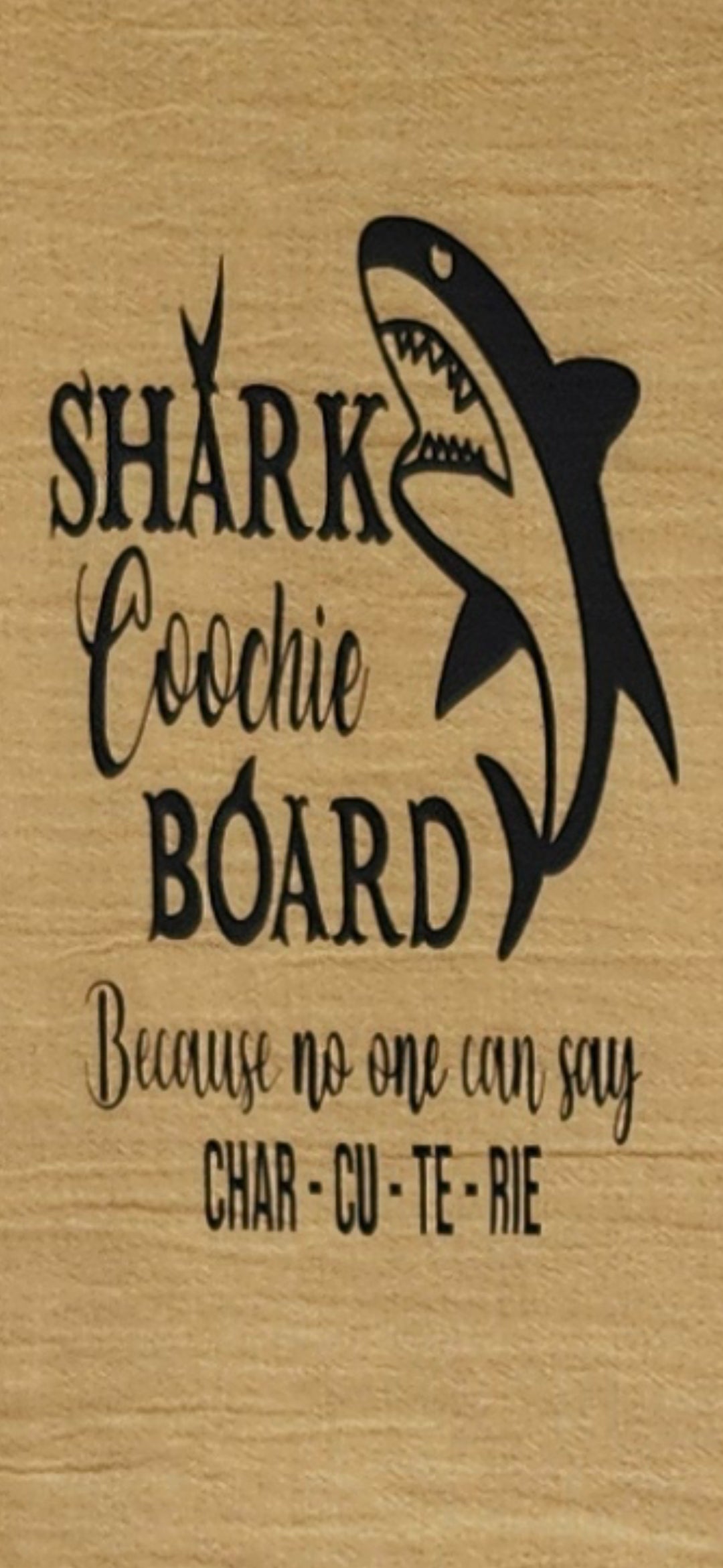Tea Towel (Shark C**chie Board)
